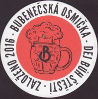 Beer coaster bubenec-15-zadek