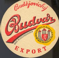 Beer coaster budvar-13