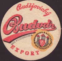 Beer coaster budvar-141-oboje