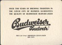 Beer coaster budvar-16-zadek