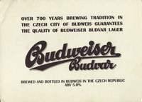 Beer coaster budvar-164-zadek