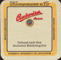 Beer coaster budvar-200-zadek-small