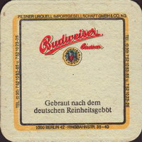 Beer coaster budvar-203-zadek