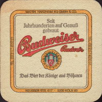 Beer coaster budvar-205