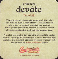 Beer coaster budvar-214-zadek