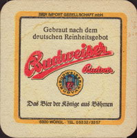 Beer coaster budvar-223