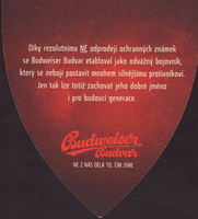 Beer coaster budvar-241-zadek