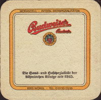 Beer coaster budvar-257-zadek