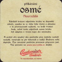 Beer coaster budvar-259-zadek