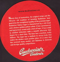 Beer coaster budvar-267-zadek