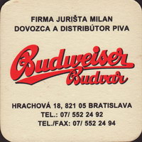 Beer coaster budvar-270-zadek