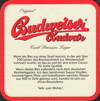Beer coaster budvar-307-zadek