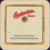 Beer coaster budvar-339-zadek