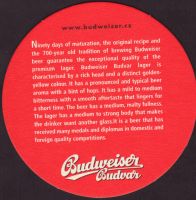 Beer coaster budvar-343-zadek