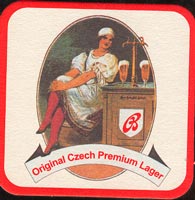 Beer coaster budvar-35-zadek