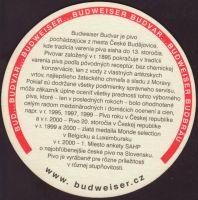 Beer coaster budvar-358-zadek