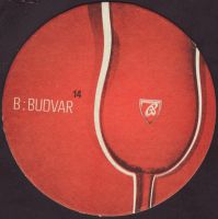 Beer coaster budvar-366