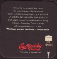 Beer coaster budvar-393-zadek