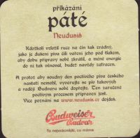 Beer coaster budvar-394-zadek