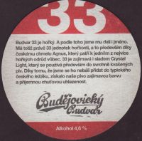 Beer coaster budvar-402-zadek