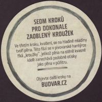 Beer coaster budvar-416-zadek