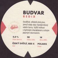 Beer coaster budvar-429-zadek