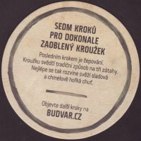 Beer coaster budvar-442-zadek