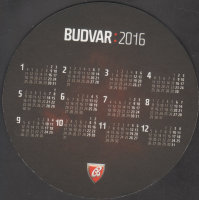 Beer coaster budvar-451-zadek