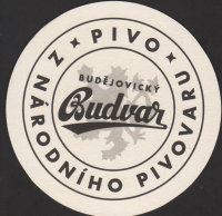 Beer coaster budvar-454