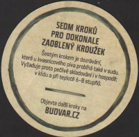 Beer coaster budvar-456-zadek