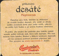 Beer coaster budvar-47-zadek