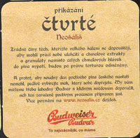 Beer coaster budvar-54-zadek