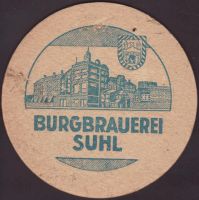 Beer coaster burgbrauerei-suhl-1-oboje