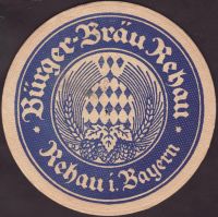 Beer coaster burger-brau-rehau-1