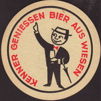 Beer coaster burgerliches-brauhaus-wiesen-2-zadek