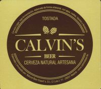 Beer coaster calvins-1