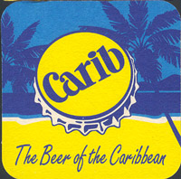 Beer coaster carib-1-oboje