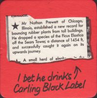 Beer coaster carling-coors-102-zadek