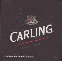 Beer coaster carling-coors-105