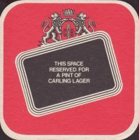 Beer coaster carling-coors-112-zadek
