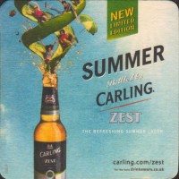 Beer coaster carling-coors-124-zadek