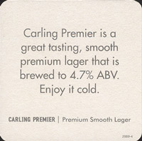 Beer coaster carling-coors-17-zadek