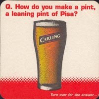 Beer coaster carling-coors-2