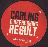 Beer coaster carling-coors-62-zadek