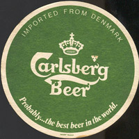 Beer coaster carlsberg-121-oboje