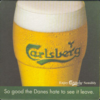 Beer coaster carlsberg-126-zadek