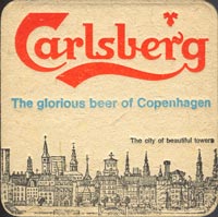 Beer coaster carlsberg-20-zadek