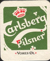 Beer coaster carlsberg-32-oboje