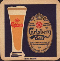 Beer coaster carlsberg-330-oboje