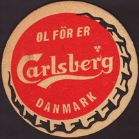 Beer coaster carlsberg-423-oboje